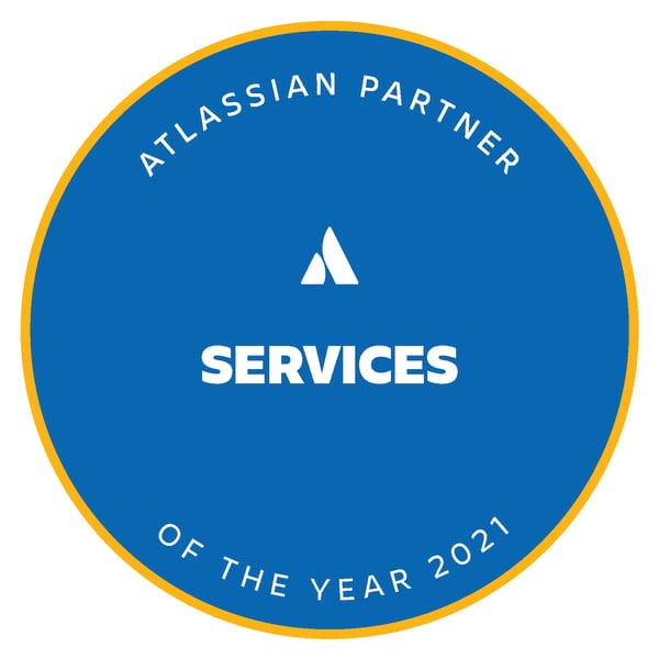 Atlassian Award 2021Partner-Services-badge