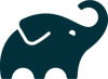 gradle-elephant-icon-dark-green-secondary