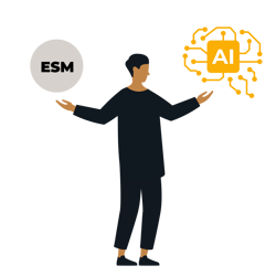 Artificial intelligence in ESM