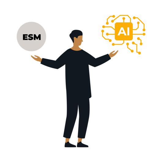 Artificial intelligence in ESM