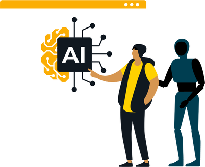 Robot and AI_Grey_2024_Illustration_Eficode-1-1