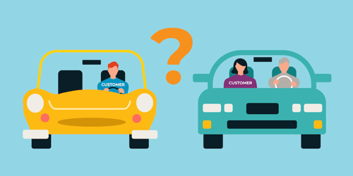 When driving, is your customer the passenger or the driver - blog illustration