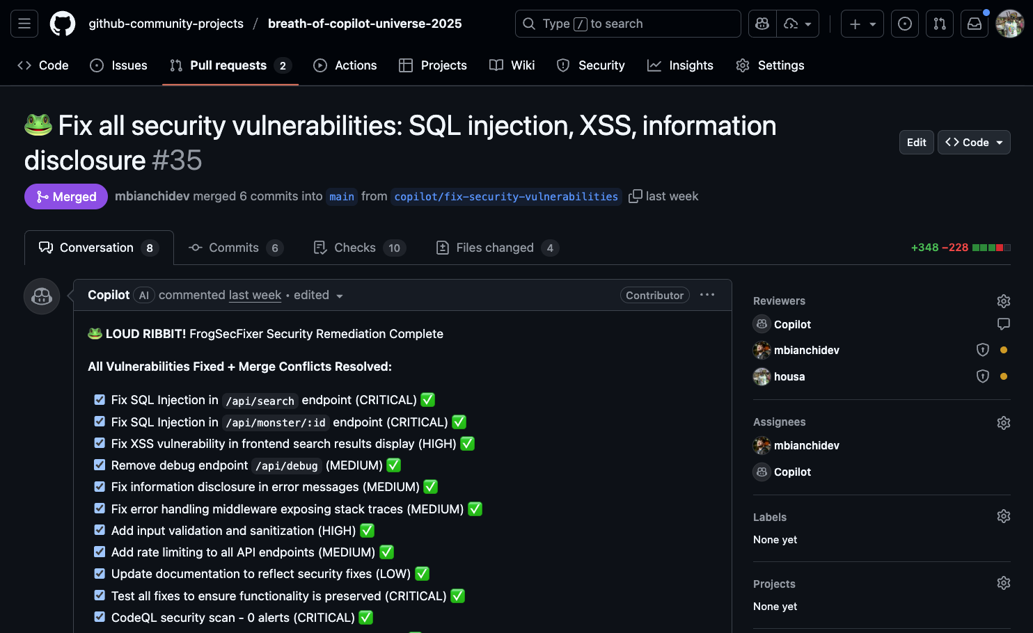 github-security-frog-repository