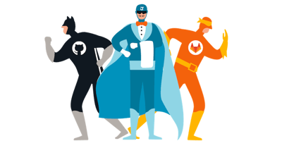 Three superheros ready to fight: Github, Jenkins and Gitlab
