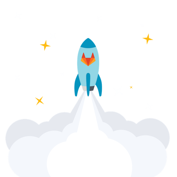 GitLab migration services - blue rocket - hero - eficode