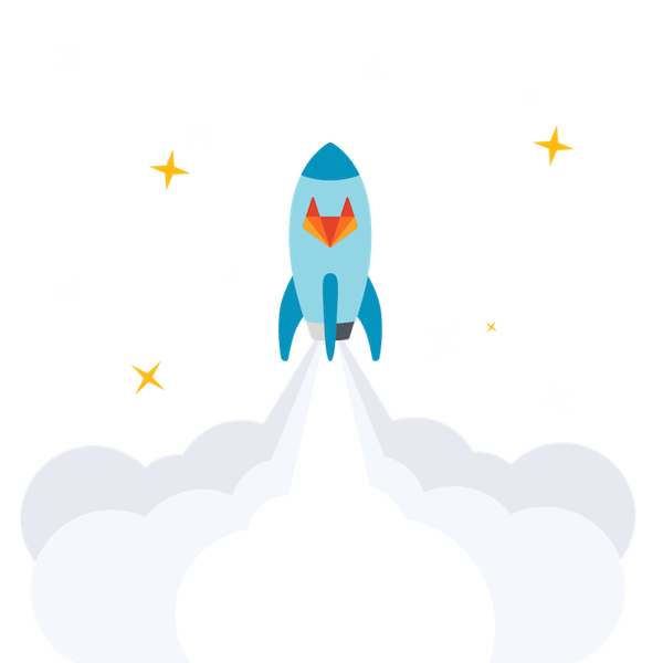 GitLab migration services - blue rocket - hero - eficode