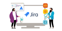 Training themed illustration - Jira