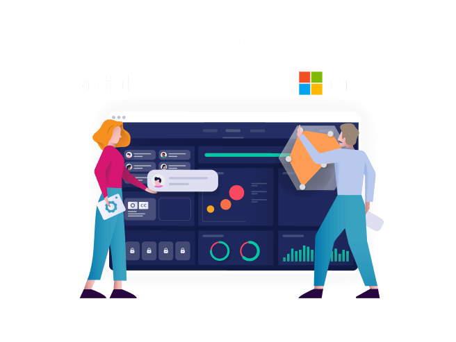 Eficode ROOT illustration with logos