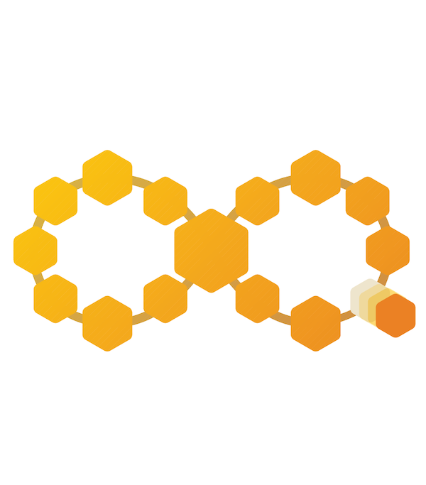 DevOps toolchains with hexagons