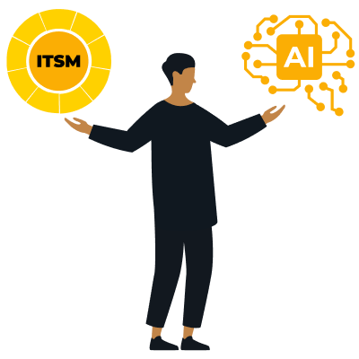 ITSM AI ESM_White_2024_Icon_Eficode 2