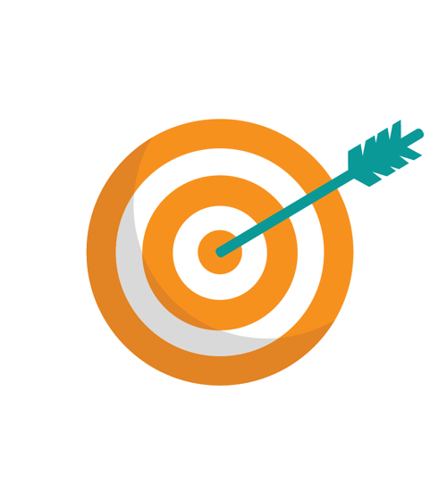 focus target - hexagon