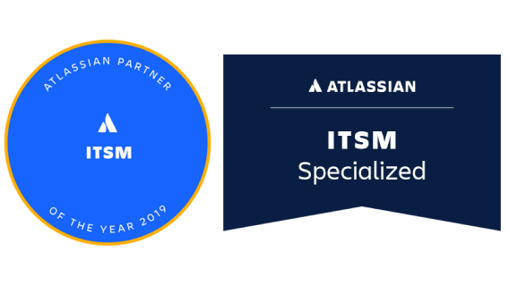 two ITSM badges