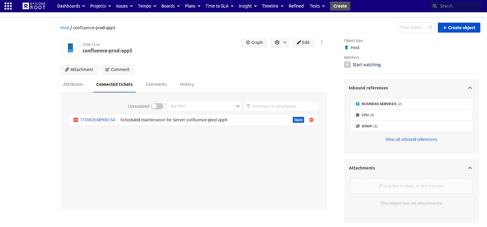 jira service management insight
