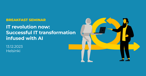 IT revolution now: Successful IT transformation infused with AI