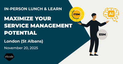 ITSM Lunch & Learn: London (St Albans)