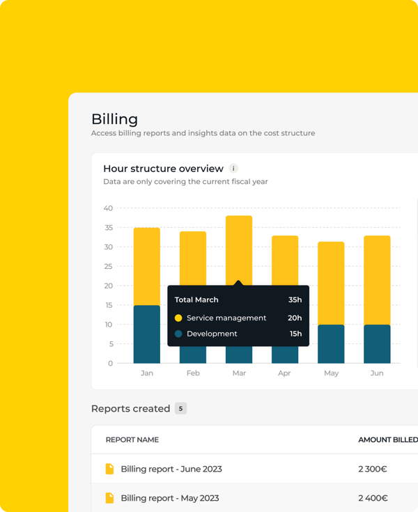 Illustratio billing feature