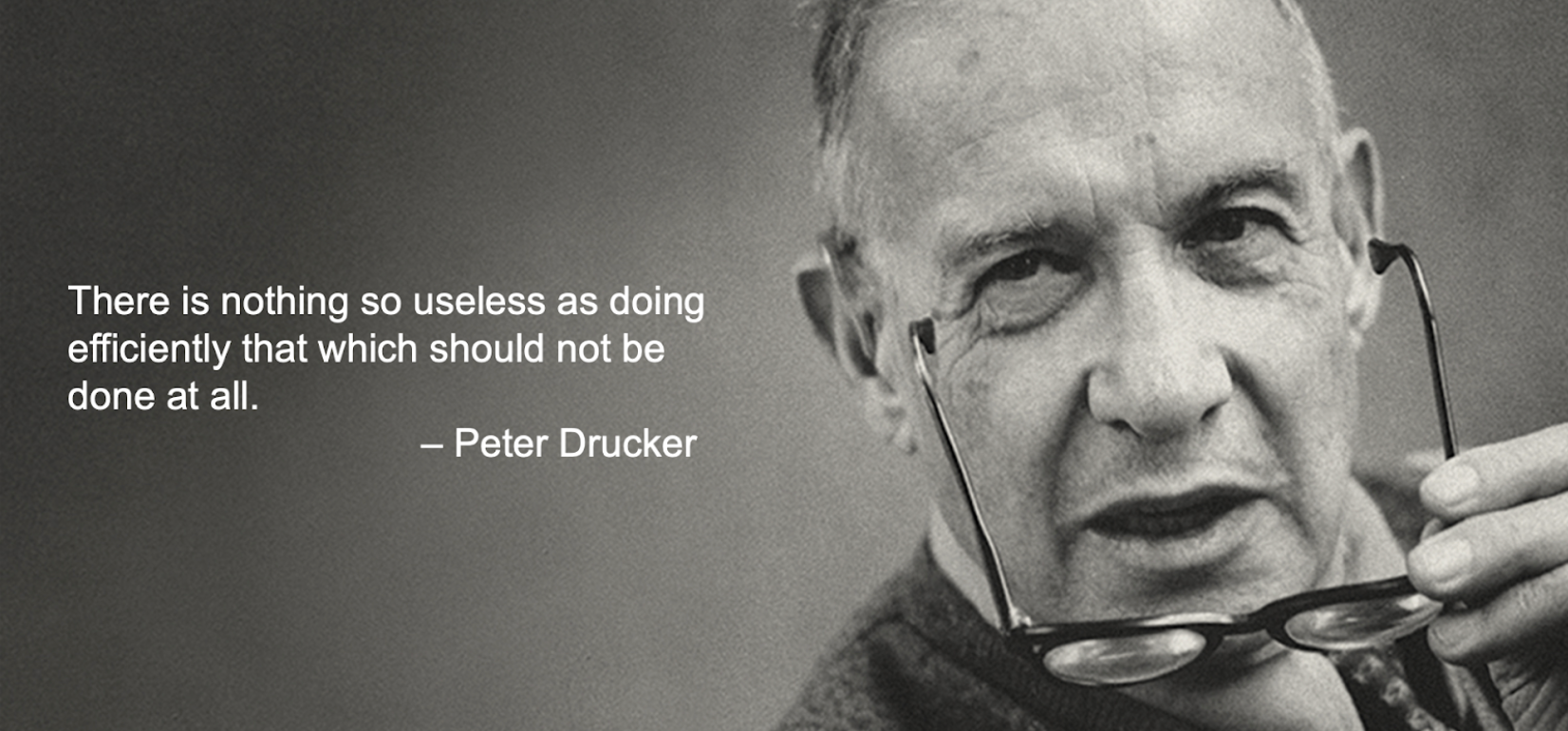Peter Drucker quote