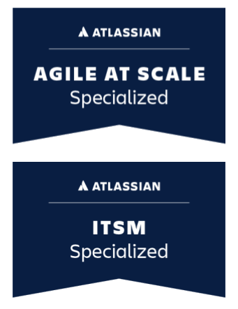 Atlassian Agile at Scale ja ITSM Specialized logo