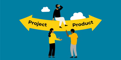 Transitioning from a project to a product-focused business