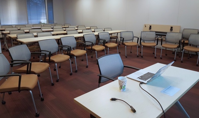 Empty class room