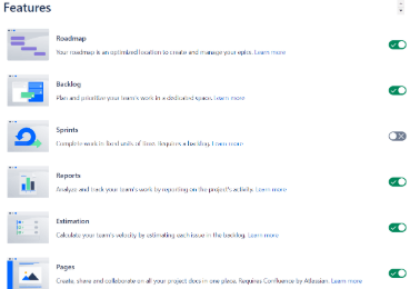Features board