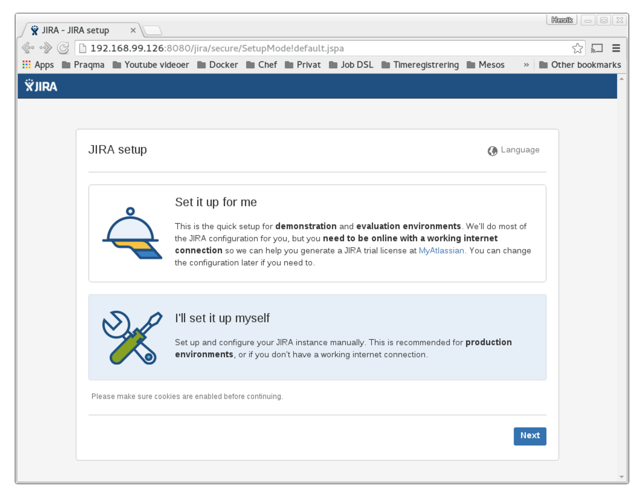Jira setup