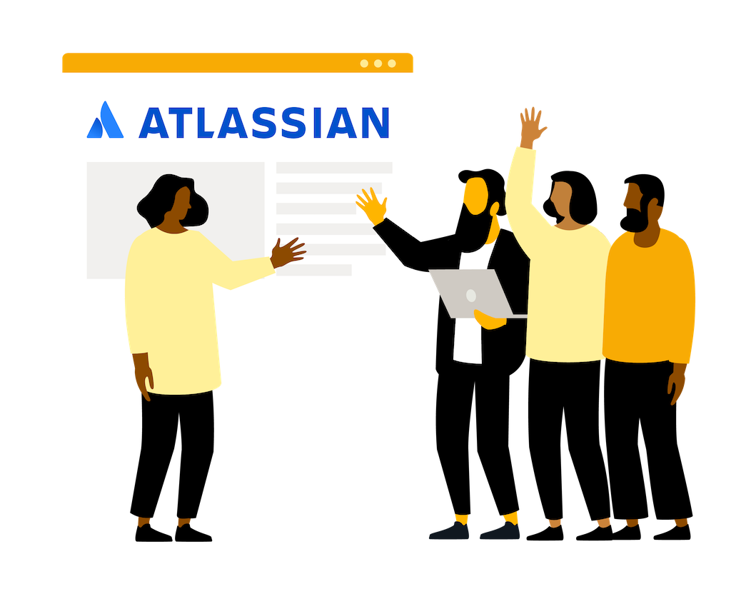 Atlassian accelerator day_yellow_2025_Illustration_Eficode