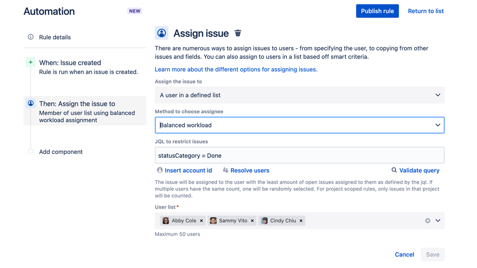 Automation in Jira Service Management